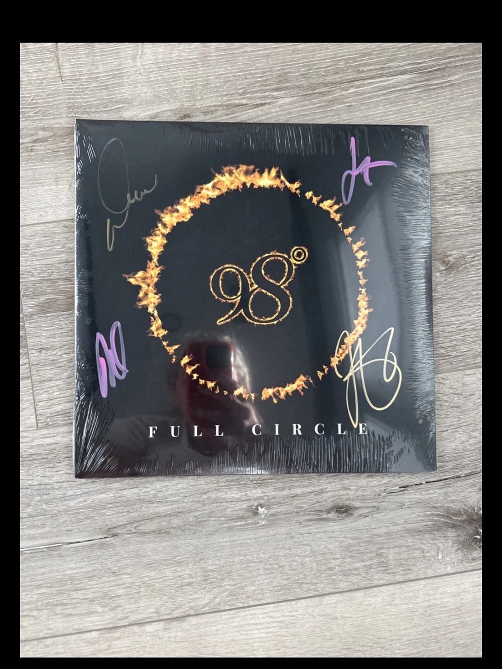 98° Full Circle Vinyl Album. Individually Numbered 97/199 Gold and Pink